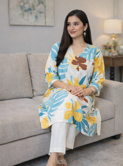 Urmi fashion Comfort Fit Premium Cotton Kurti for Everyday Style